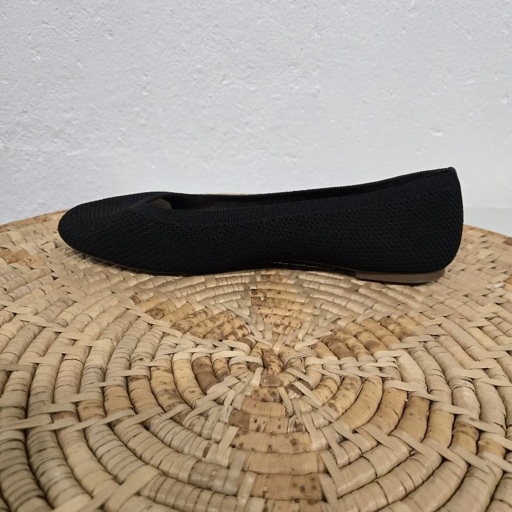 Lucky Brand Women's Knit Black Flats